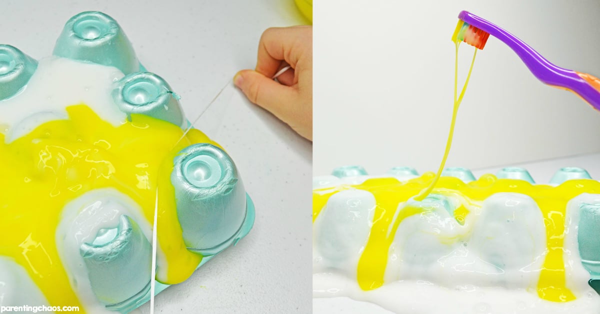 How to Brush Your Teeth Slime Activity