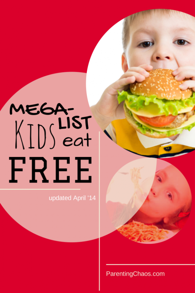 Kids Eat Free Restaurant Deals
