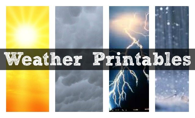 weather printables