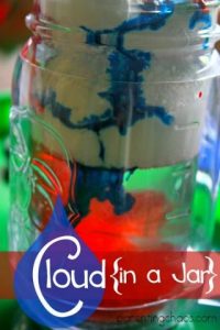 Rain Cloud in a Jar: A fun Hands on Science Experiment for Kids