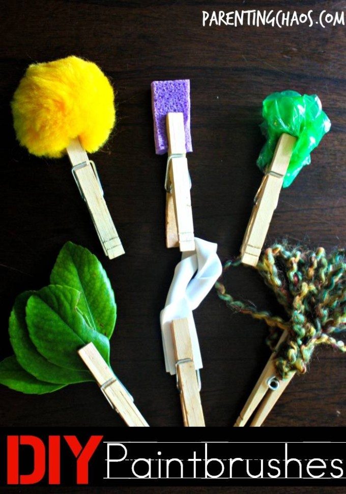 Fun and Easy DIY Paintbrushes to get your Kids Creating!