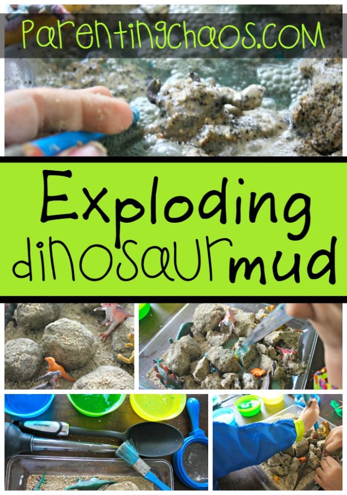 Fizzing Dinosaur Eggs and Exploding Mud!
