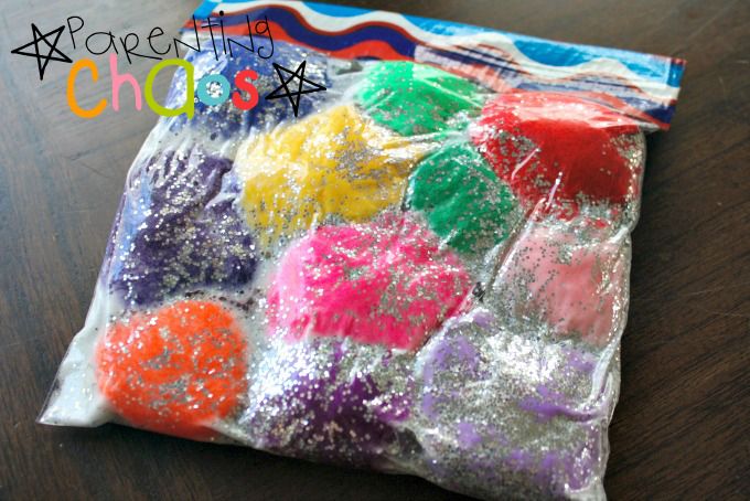 Tape squish bag