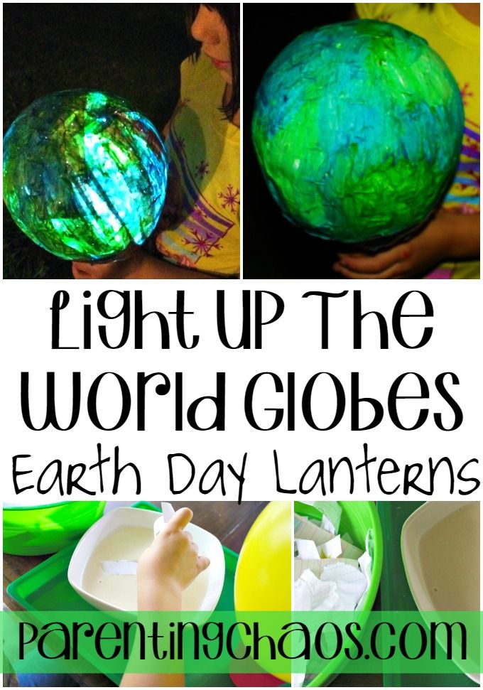 Light Up the World Earth Day Craft