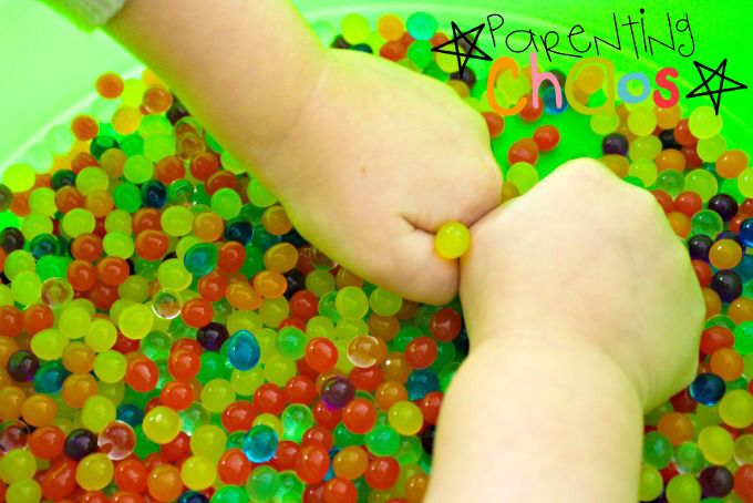 Squeezing Water Beads