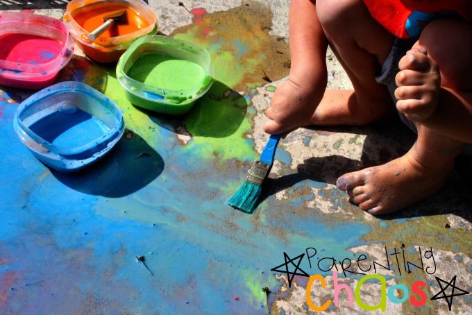 Scented Sidewalk Chalk Paint