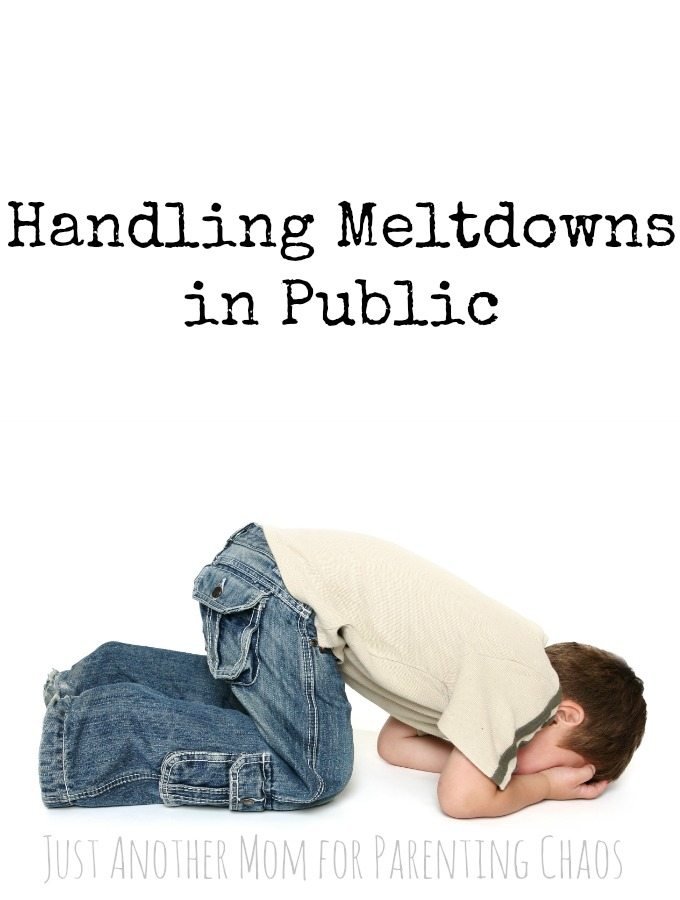 As parents of autistic children, a public meltdown just might happen once in awhile. Here are some tips for handling meltdowns in public