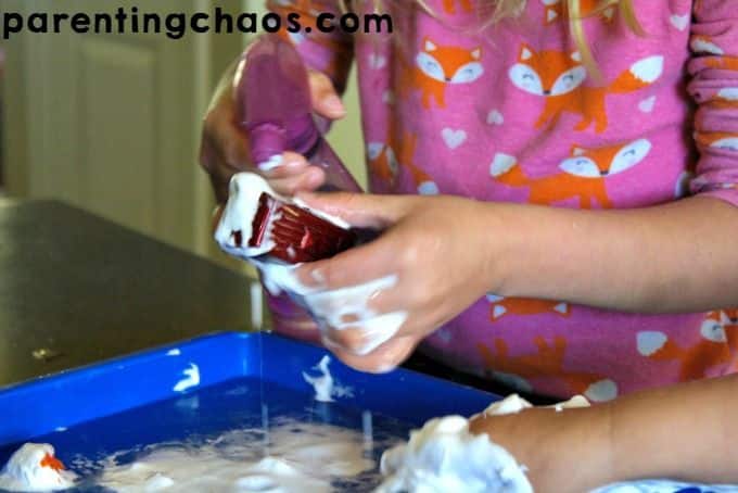 ABC Car Wash Sensory Bin