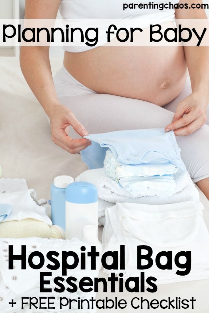 Hospital Bag Checklist for the Mom to Be (plus FREE printable)