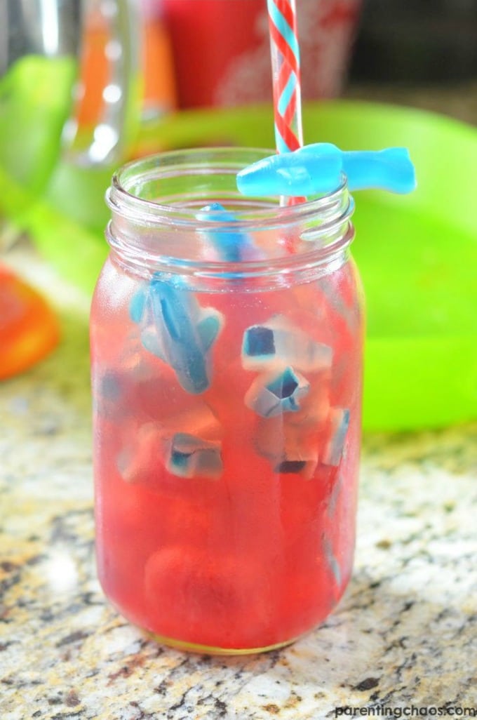 It’s Shark Week this week on Discovery. It’s a wonderful way to get children involved in learning about shark safety, the marine habitats, and the conservation of our marine life. That doesn’t mean it has to be boring. You can jazz up the TV time with fun fact sheets and this Shark Attack Punch that you can make for each child individually.