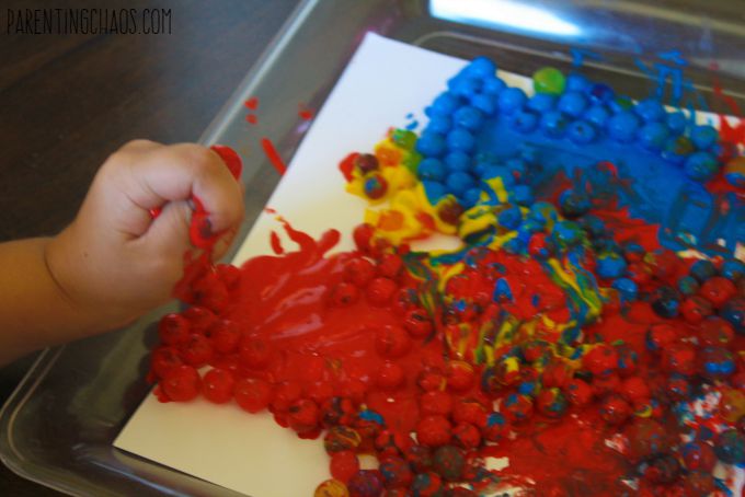 Painting with Water Beads