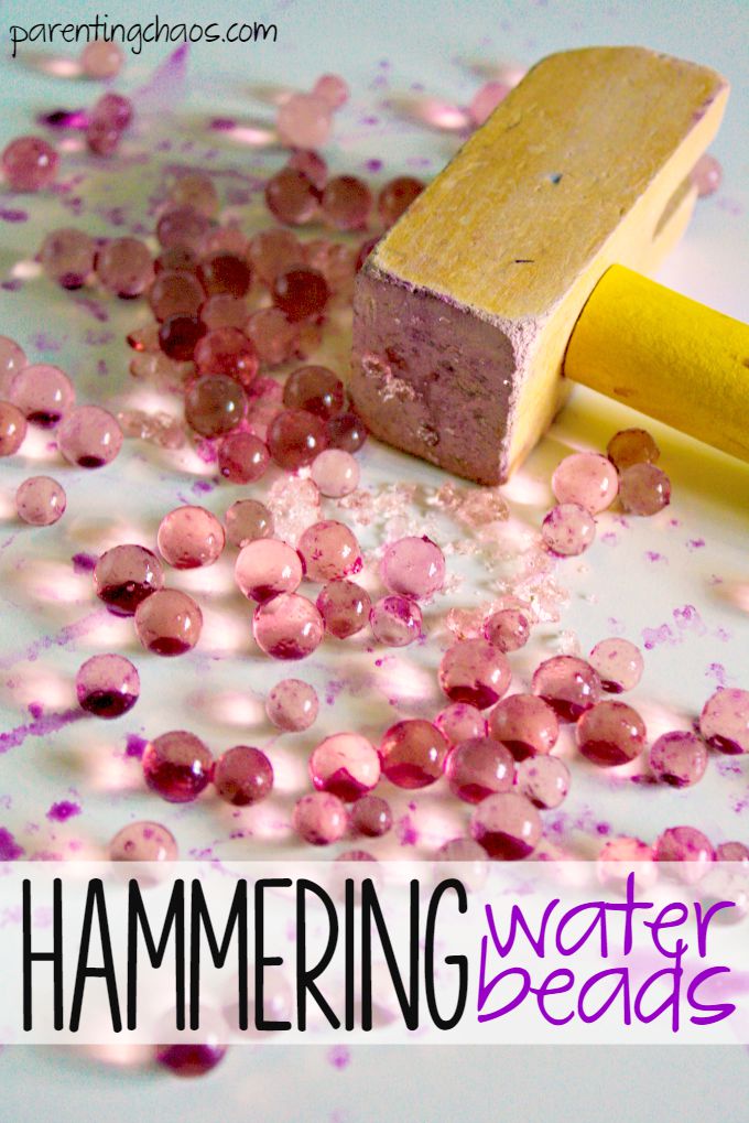 Hammering Water Beads