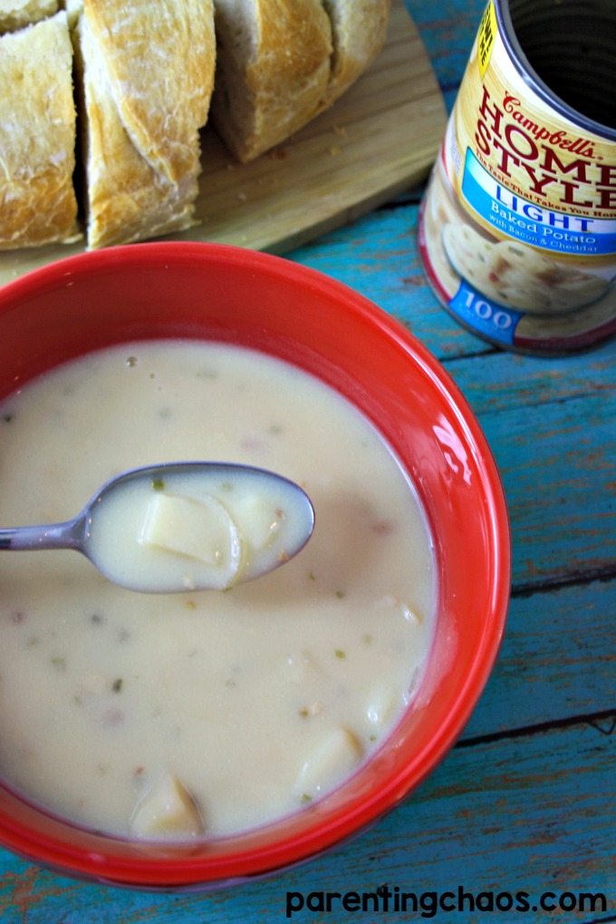 This easy bread recipe goes perfectly with a bowl of Campbell's Soup!