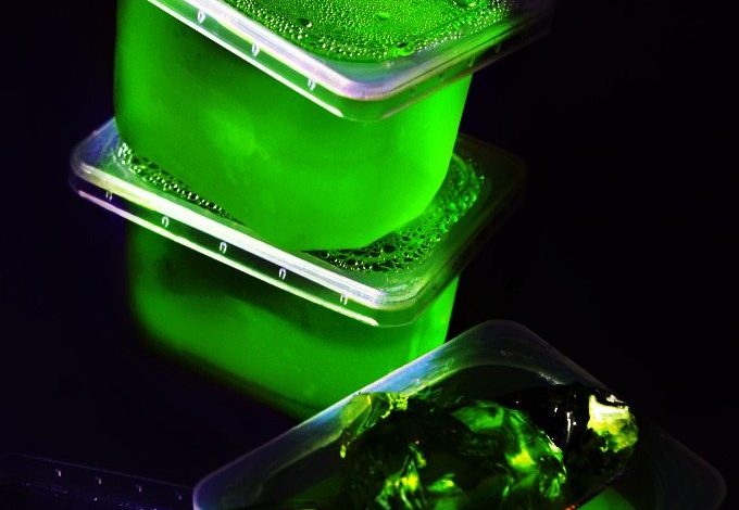 WOW! I would have never guessed it was this easy to make Glow in the Dark Jello!