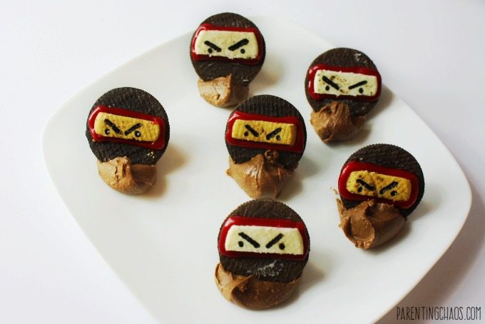 These ninja cookies take less than 5 minutes to make!