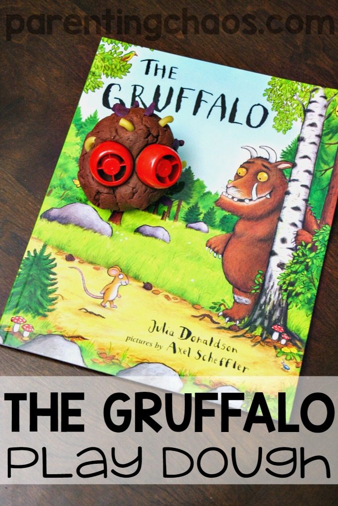 This simple invitation to create Gruffalo Play Dough is a fantastic way to spend time together while exploring this classic story!