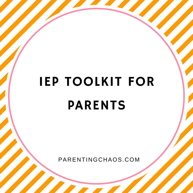 FREE IEP Toolkit for Parents