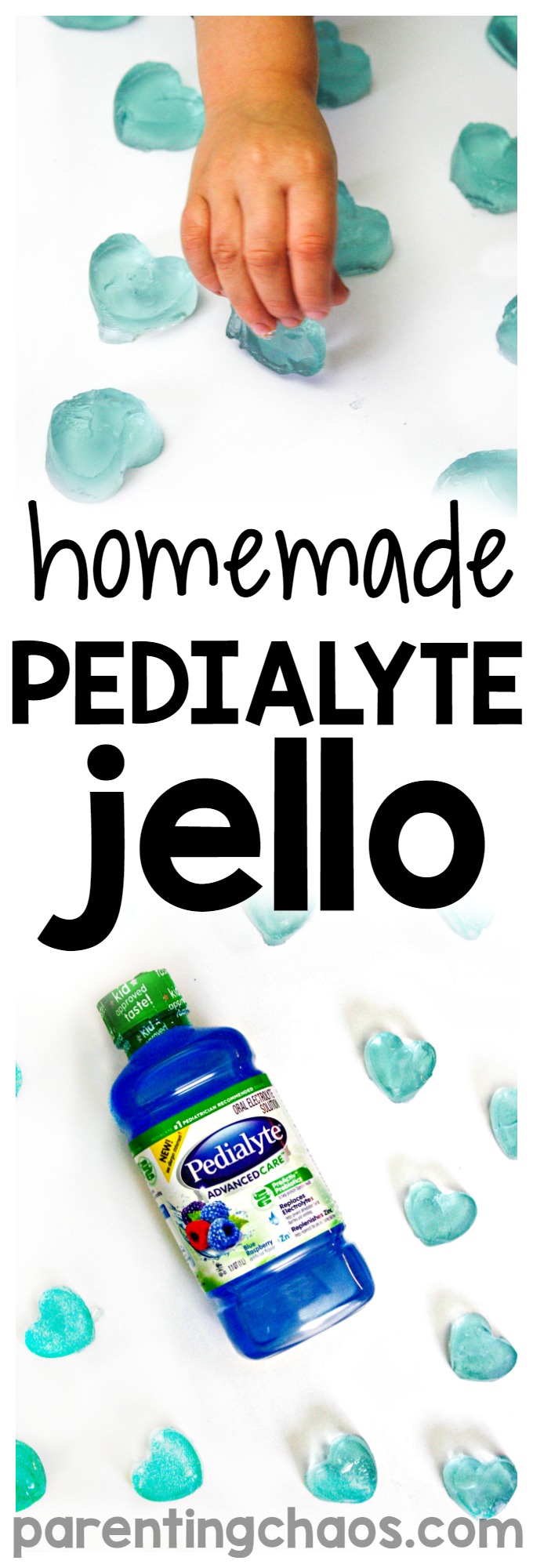 It's that time of year again. If you are hearing the sniffles starting to sneak up in your home this Homemade Pedialyte Jello is a great recipe to keep on hand to help your family stay hydrated.