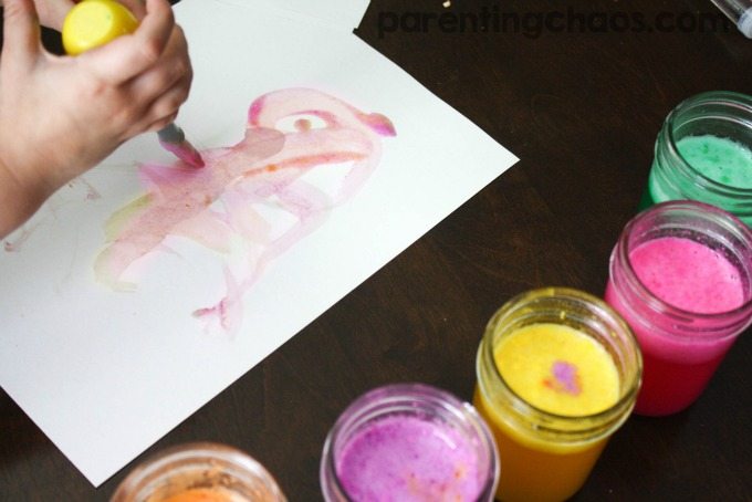 Who knew this science experiment would lead us to discovering How to Make Conversation Heart Watercolor Paints?
