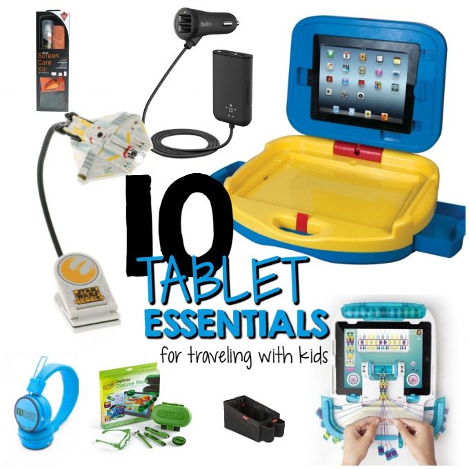 10 Tablet Essentials for Traveling with Kids