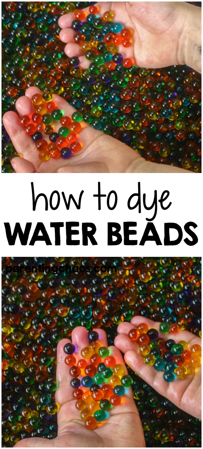 How to Dye Water Beads