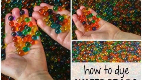 How to Dye Water Beads