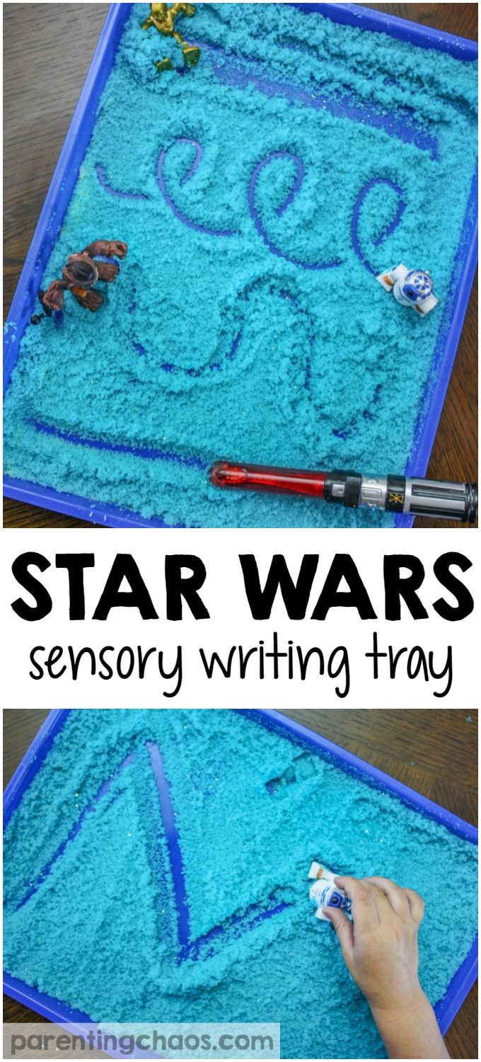 Star Wars Light-saber Sensory Writing Tray