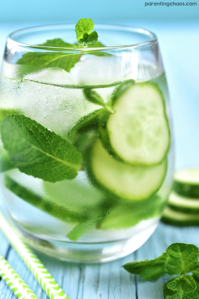 This simple skinny cucumber mojito recipe is light and fresh - perfect for a hot summer day!
