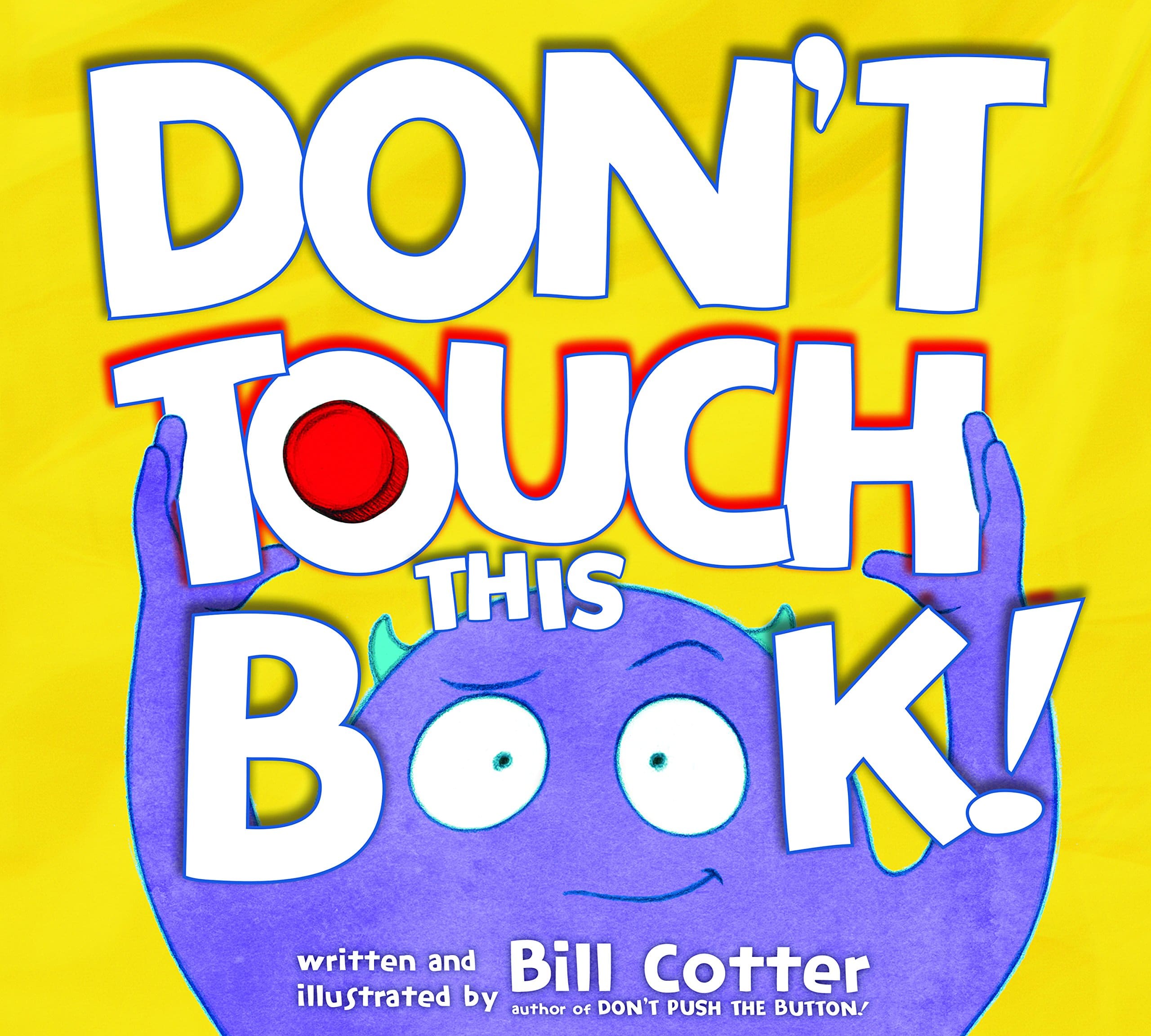 don't touch this book - book