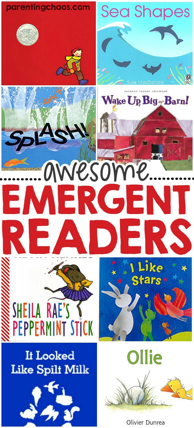 This list of 50+ Emergent Readers is an awesome guide for finding developmentally appropriate books for your child!