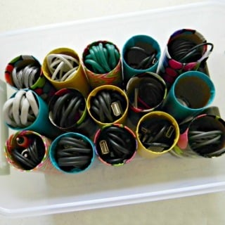 Organize electronic cords