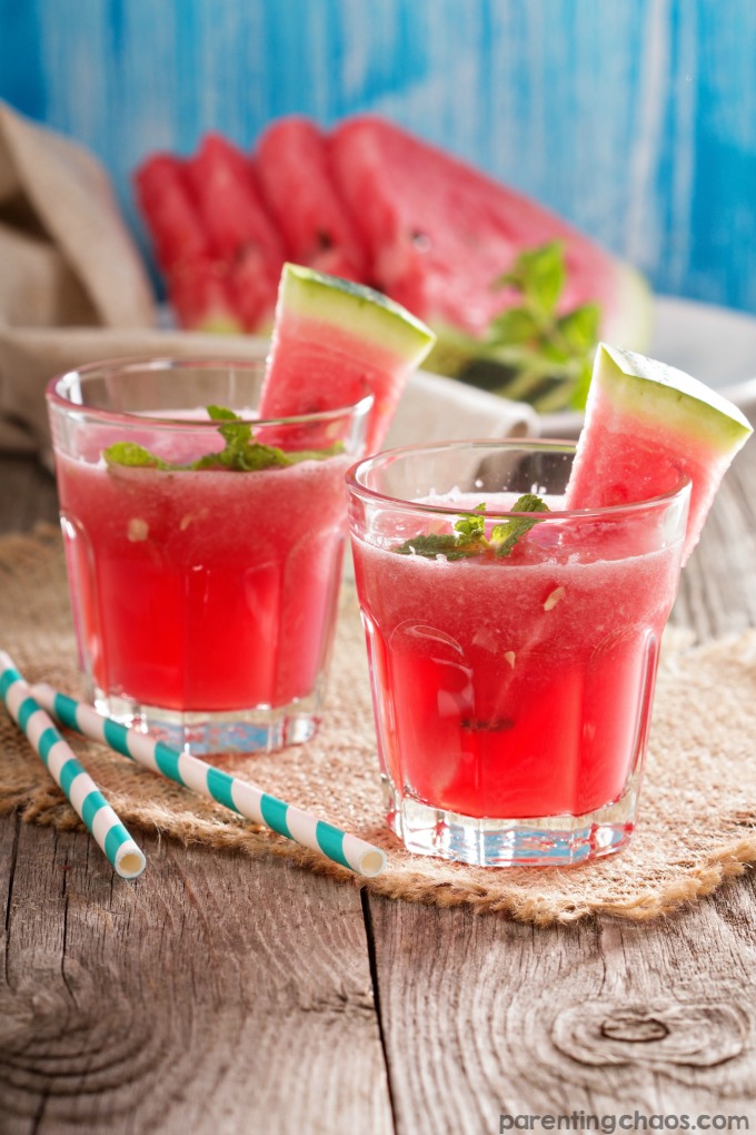 Light, fruity, and almost too easy, this Skinny Watermelon Mojito is the perfect way to enjoy summer!