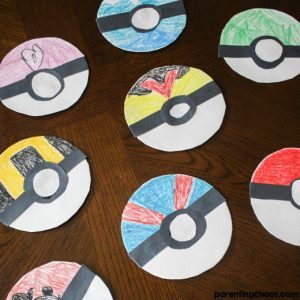 This simple Poké Ball Paper Plate Craft is a fun activity to get kids creatively working on their fine motor skills while tapping into that love of Pokémon.