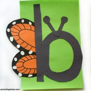 This b is for Butterfly letter of the week craft is one that your kids will love to do while learning all about the letter B!