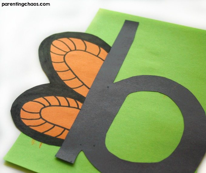 This b is for Butterfly letter of the week craft is one that your kids will love to do while learning all about the letter B!