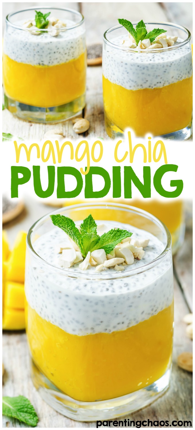 Chia pudding is the perfect afternoon snack for anyone. It’s really good for you and this mango chia pudding is creamy, fruity, and quite delicious. 