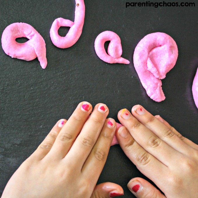 SPELLING WITH PLAYDOUGH