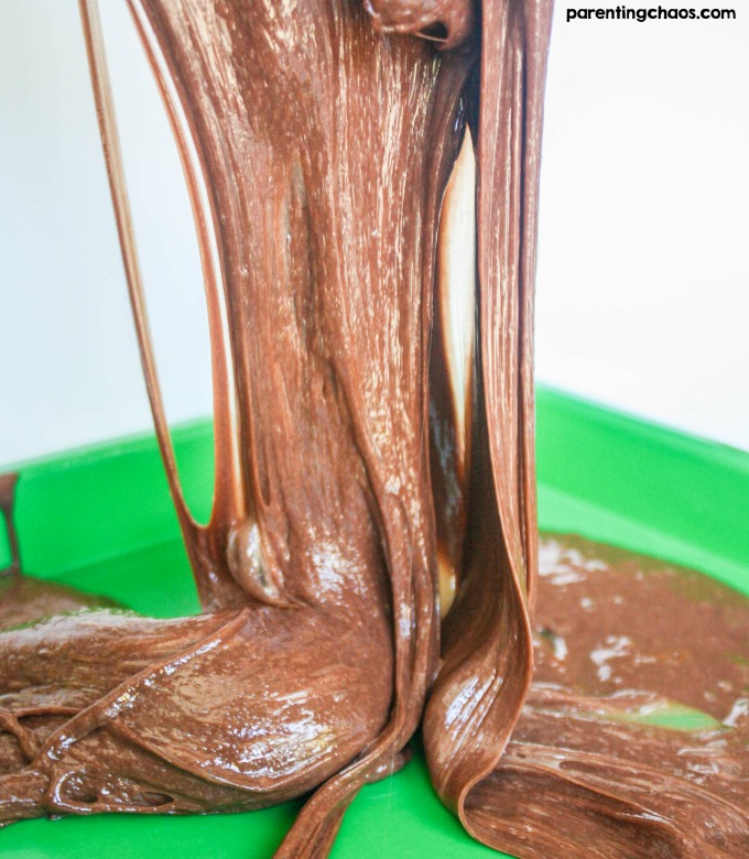 If your kids are like mine - they absolutely love chocolate anything. I promise you, they are going to go wild for this chocolate slime recipe!