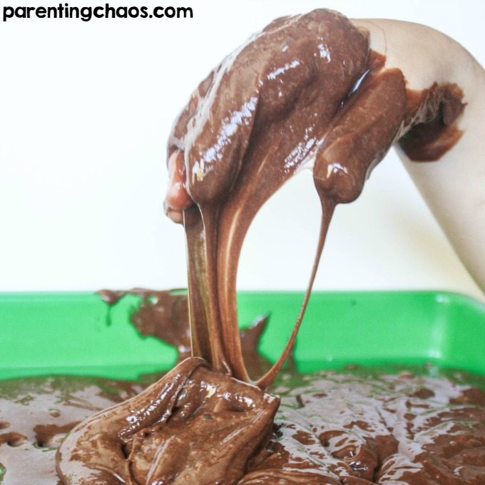 If your kids are like mine - they absolutely love chocolate anything. I promise you, they are going to go wild for this chocolate slime recipe!