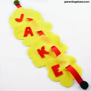 Popcorn Names Fine Motor Button Practice