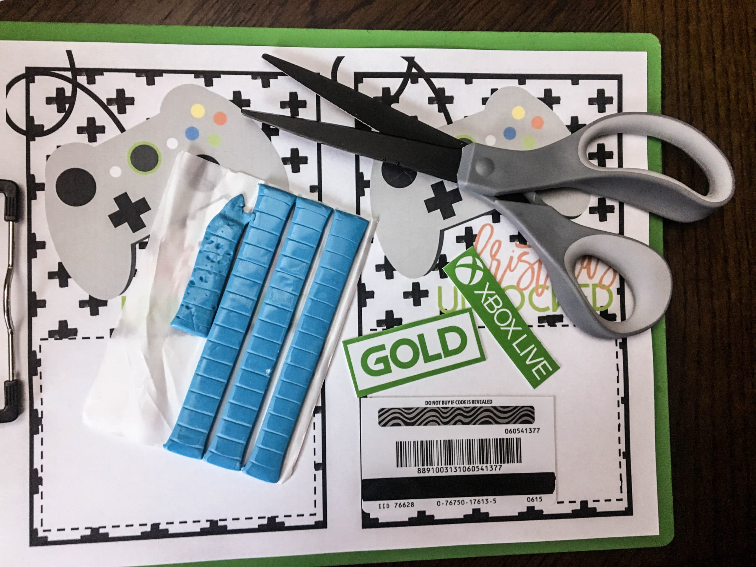 Christmas Unlocked Printable Xbox Gift Card Holder
