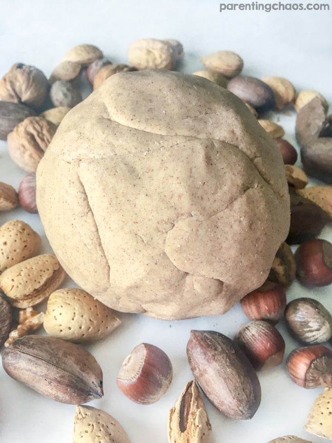 Easy Hazelnut Play Dough Recipe - Your Kids will LOVE this!
