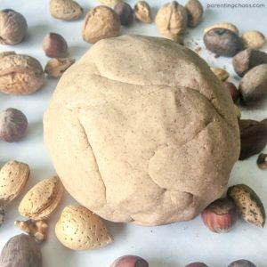 Easy Hazelnut Play Dough Recipe - Your Kids will LOVE this!