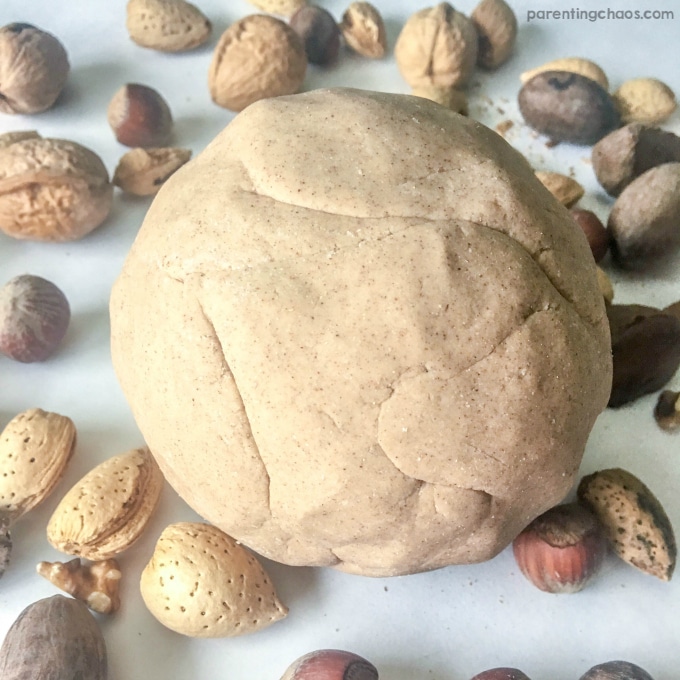 Easy Hazelnut Play Dough Recipe - Your Kids will LOVE this!