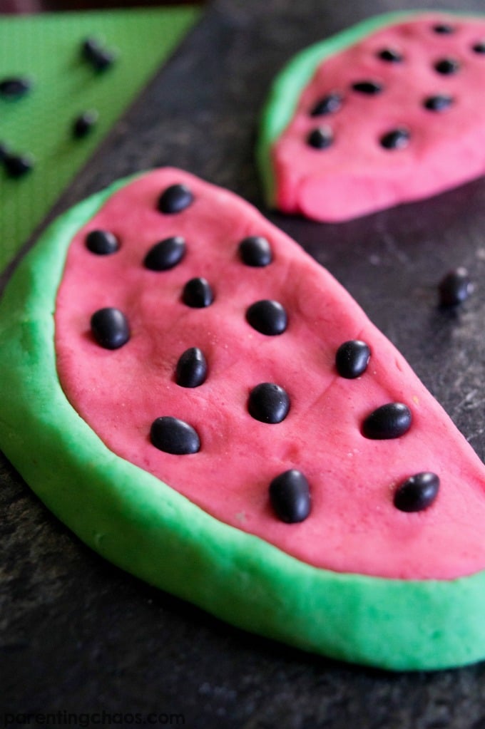 Homemade Watermelon Play Dough Recipe