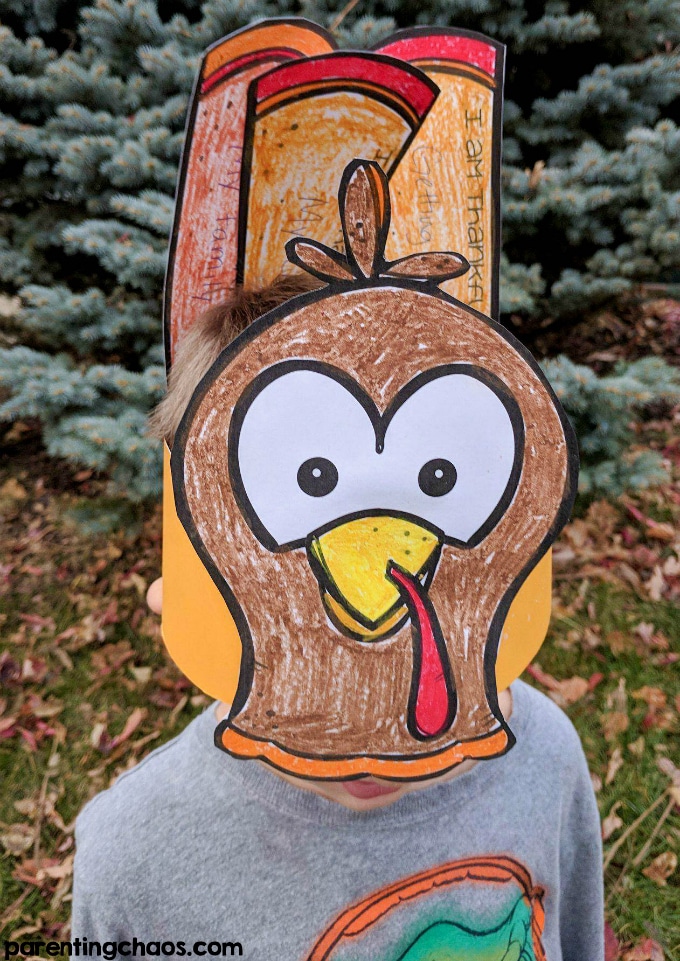 Free Thankful Turkey Thanksgiving Craft