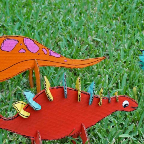 Image for Cardboard Dinosaur Craft for Kids