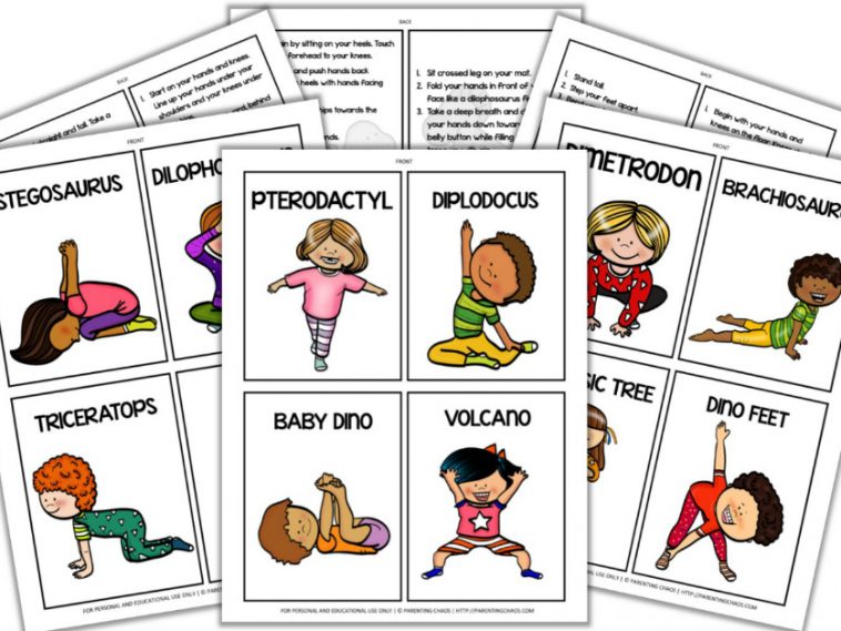 Yoga for Kids + Free Printable ⋆ Parenting Chaos