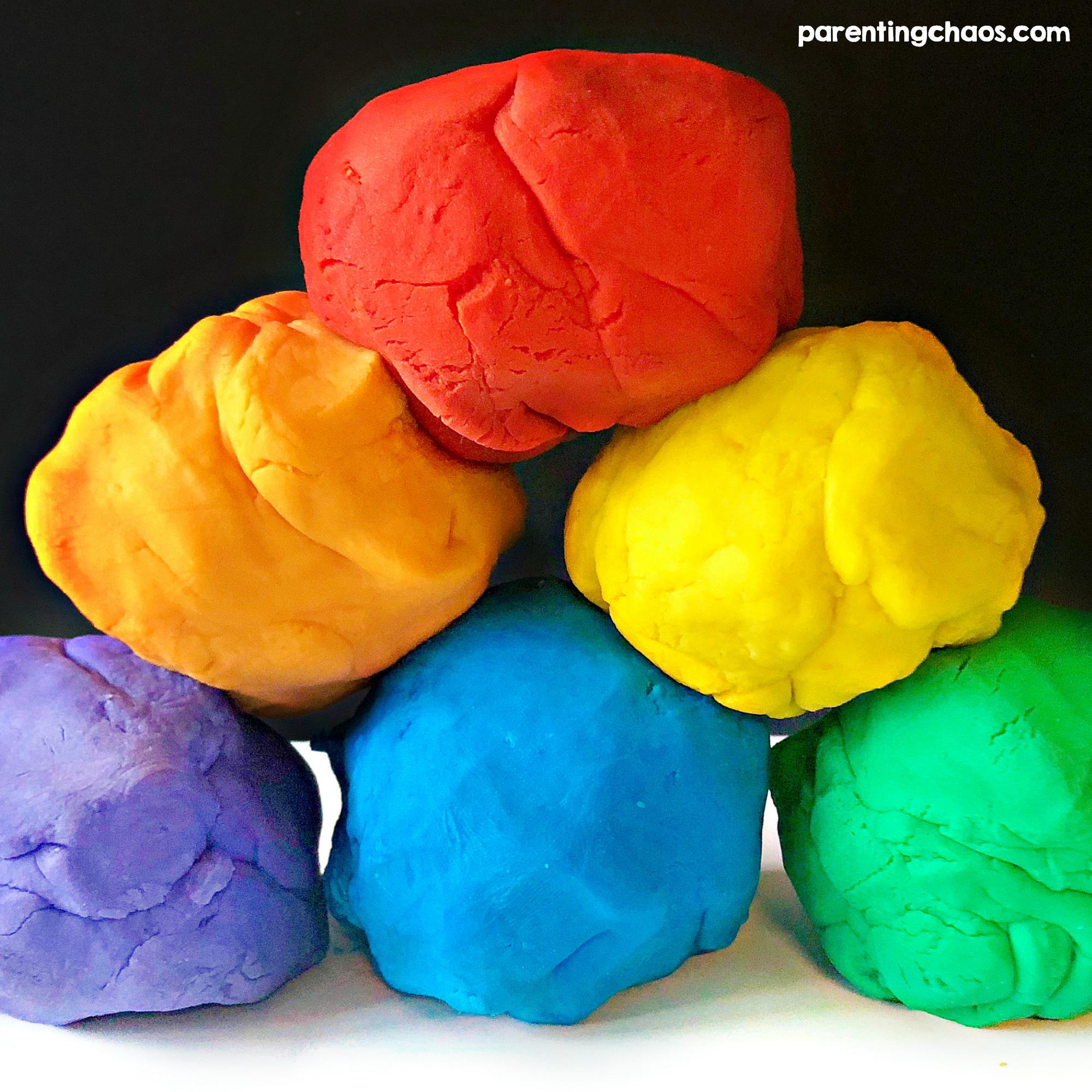How To Make Playdough Without Flour Parenting Chaos