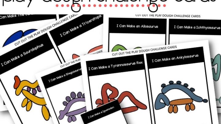 Image for Play Dough Challenge Cards: Dinosaurs